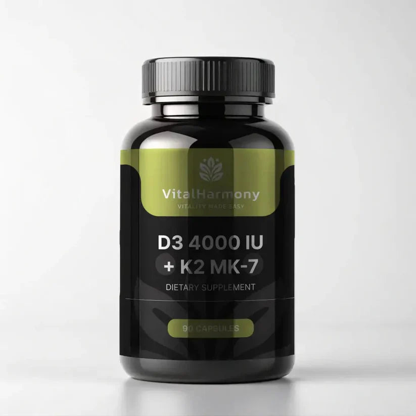 VitalHarmony D3 4000 + K2 - 90 capsules