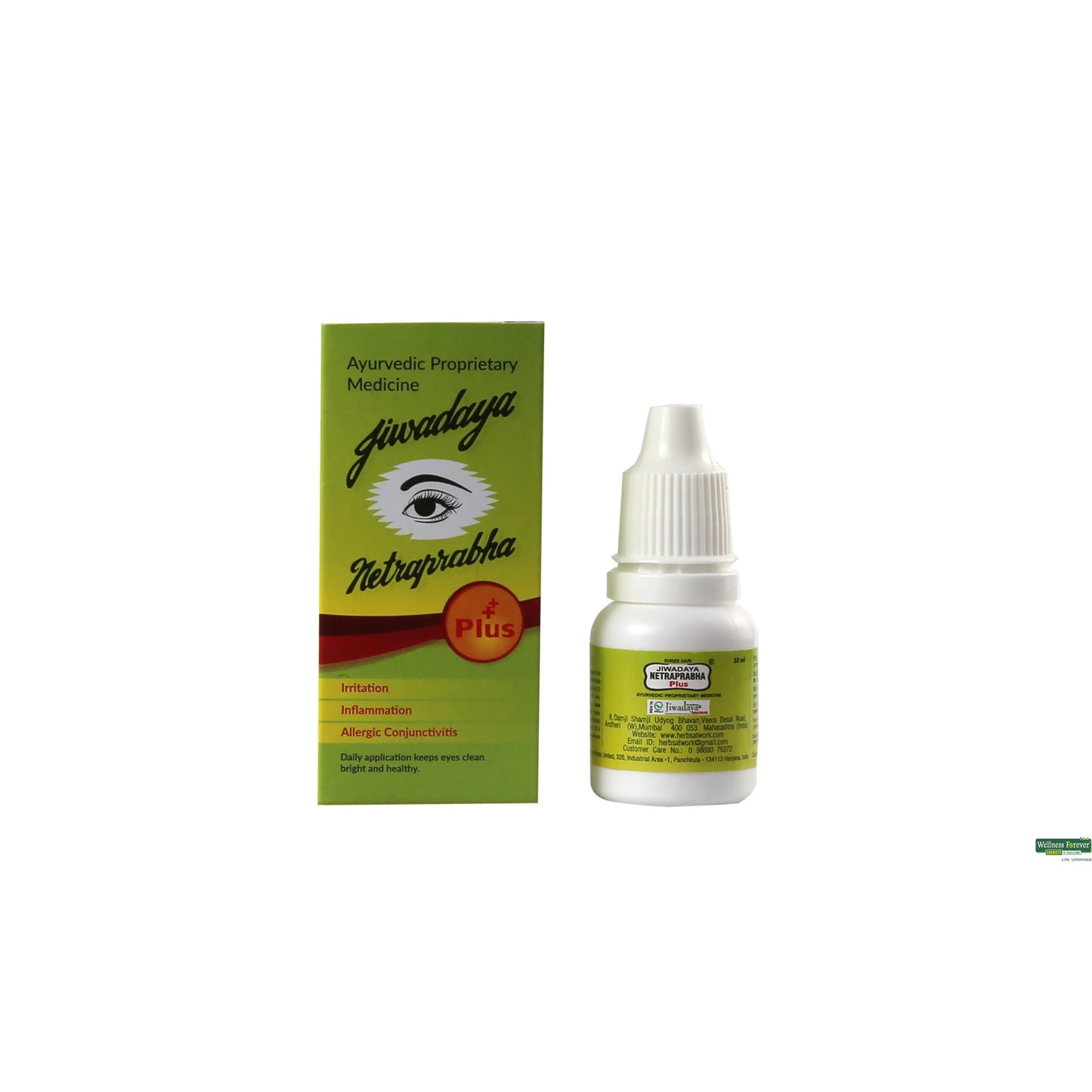 Jiwadaya Healthcare Pvt. Ltd. Netraprabha Plus, 10 мл