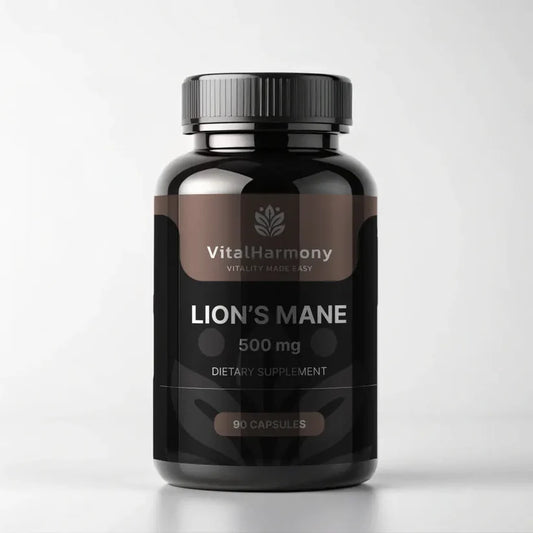 VitalHarmony Lion’s Mane 500mg - 90capsules